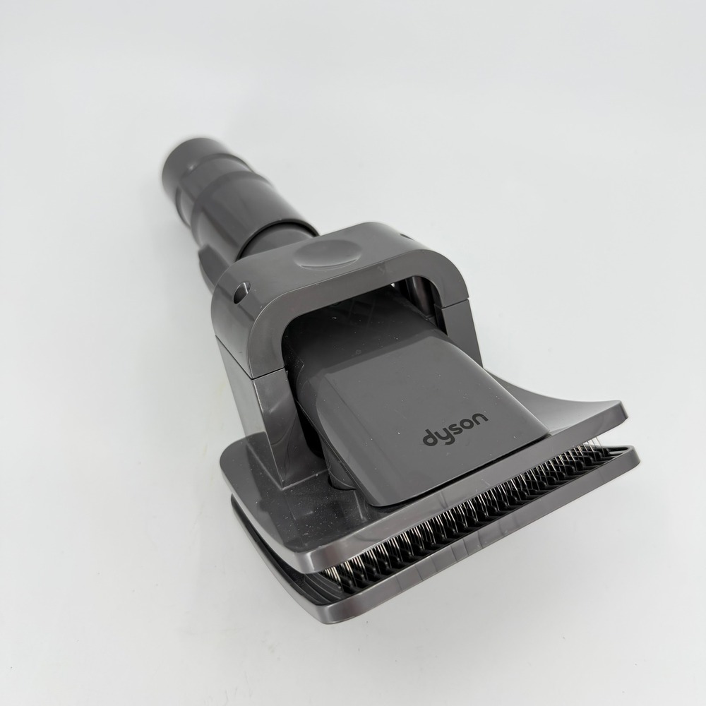 Dyson Groom Tool Pet Hair Vacuum Attachment Gray Retractable Bristles Brush